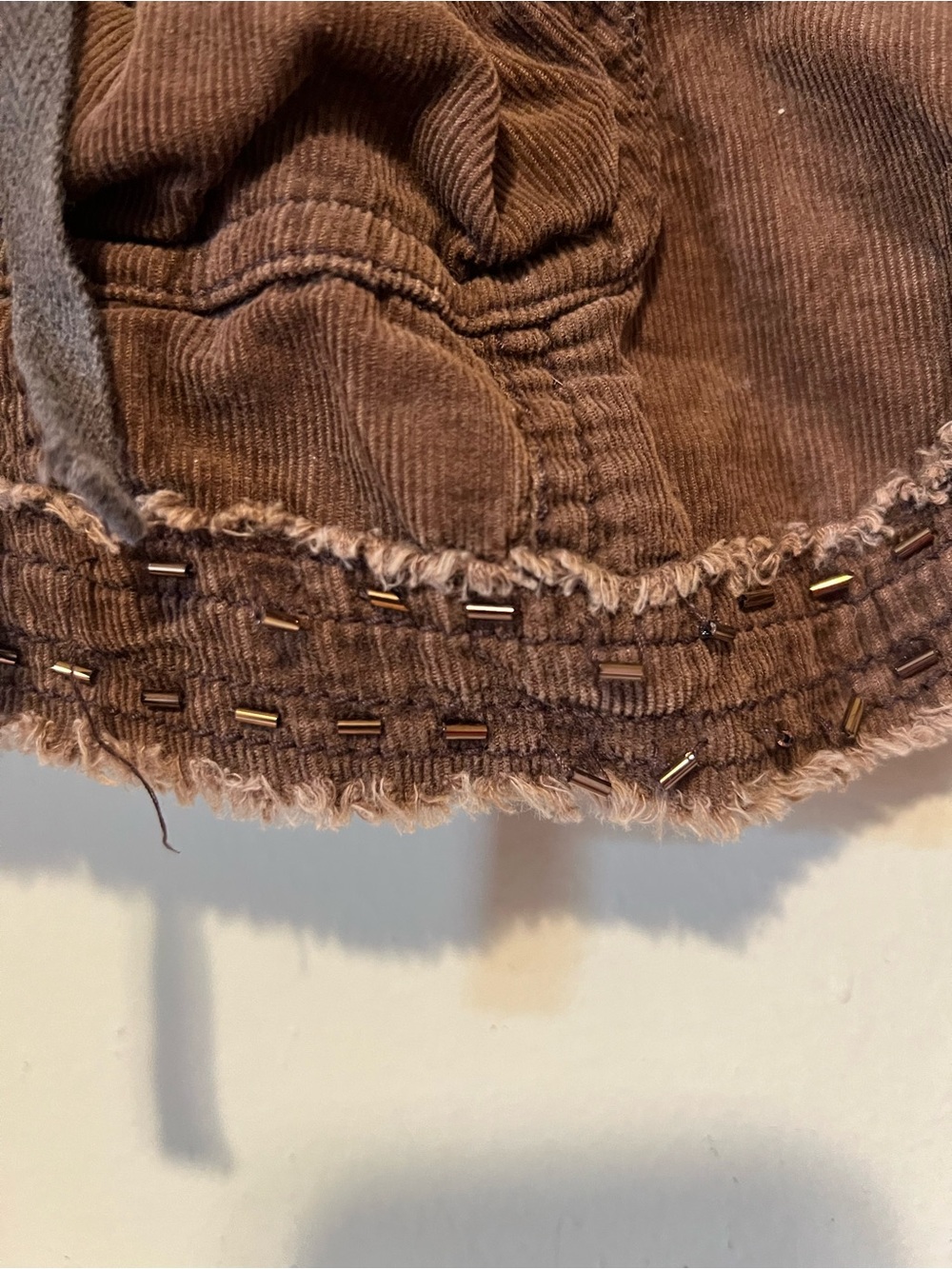Lush Brown Ruffle-Trim Jacket - Picture 6 of 9